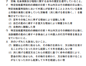 特定技能雇用契約の適正な履行